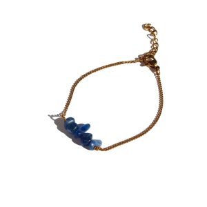 Pulseira Theia Cianite Azul (Dourado/Prateado)