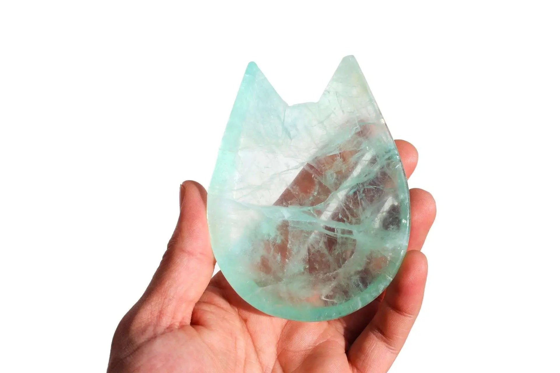 taça-fluorite-gato (2) taça de fluorite verde em forma de gato