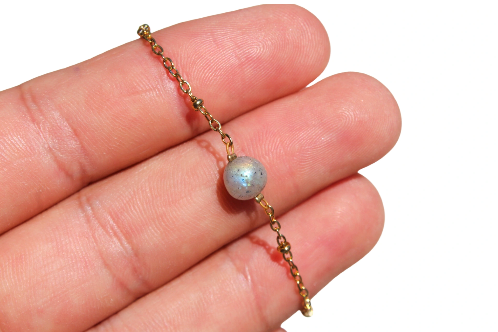 pulseira aedos dourada labradorite 2