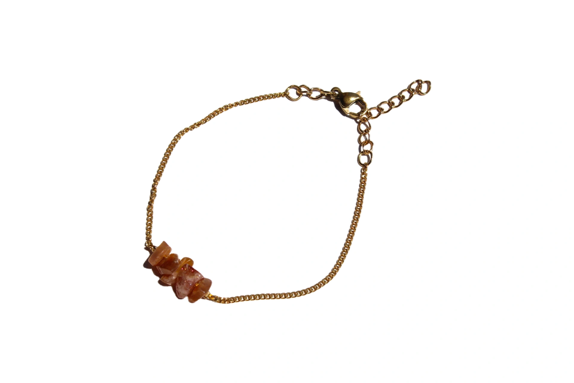 pulseira theia dourada pedra do sol 1