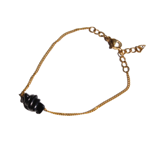 Pulseira Theia Shungite (Dourado/Prateado)