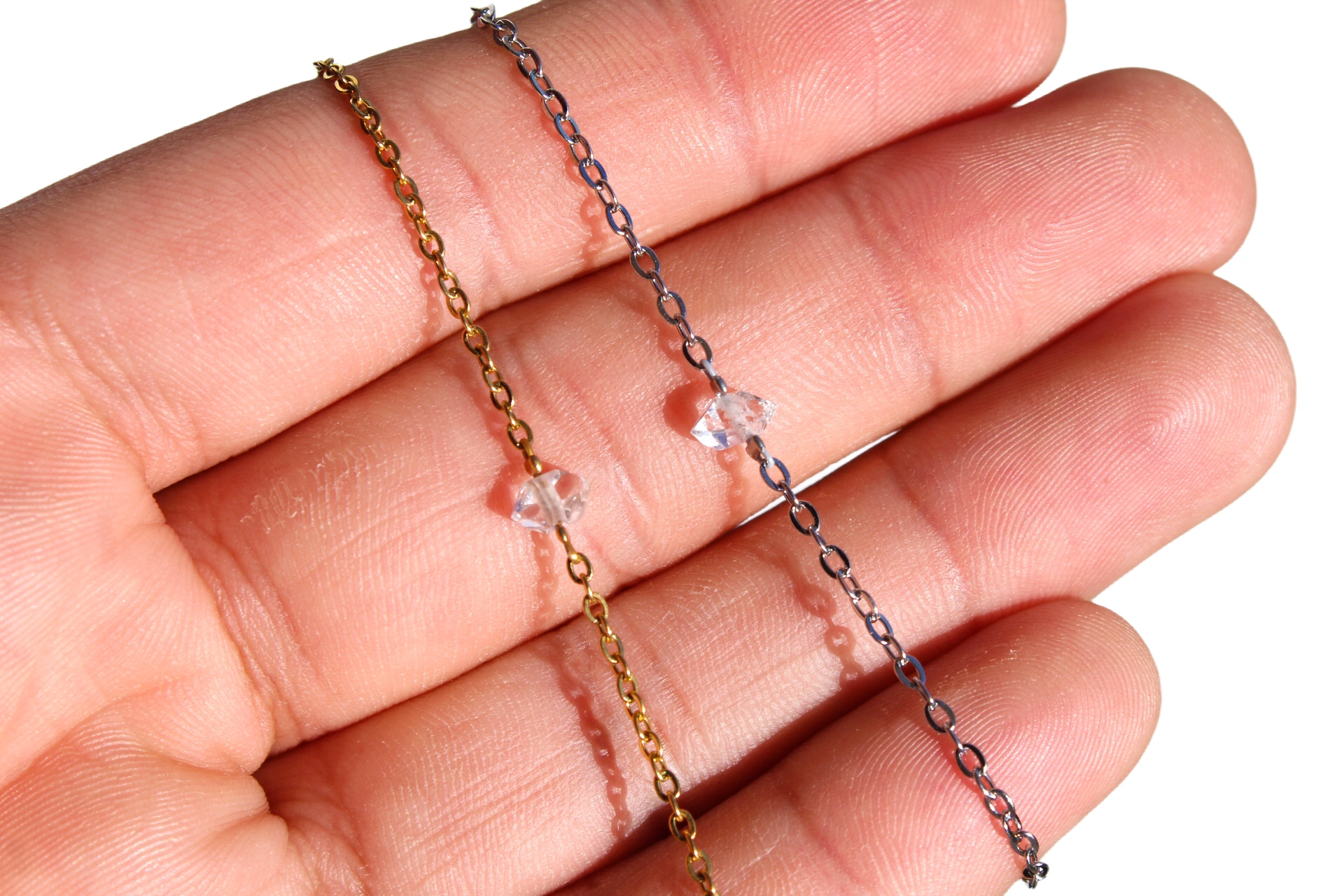 pulseira-birthstone-abril-diamante-herkimer pulseira birthstone abril diamante herkimer