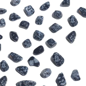 Obsidiana Floco de Neve Rolada Mini