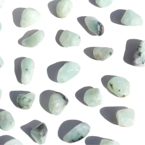 prehnite rolada pequena, pedra de regeneração, cura, vitalidade e equilibrio