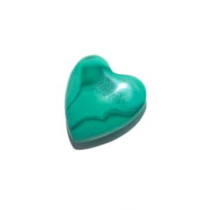 coração de malaquite natural